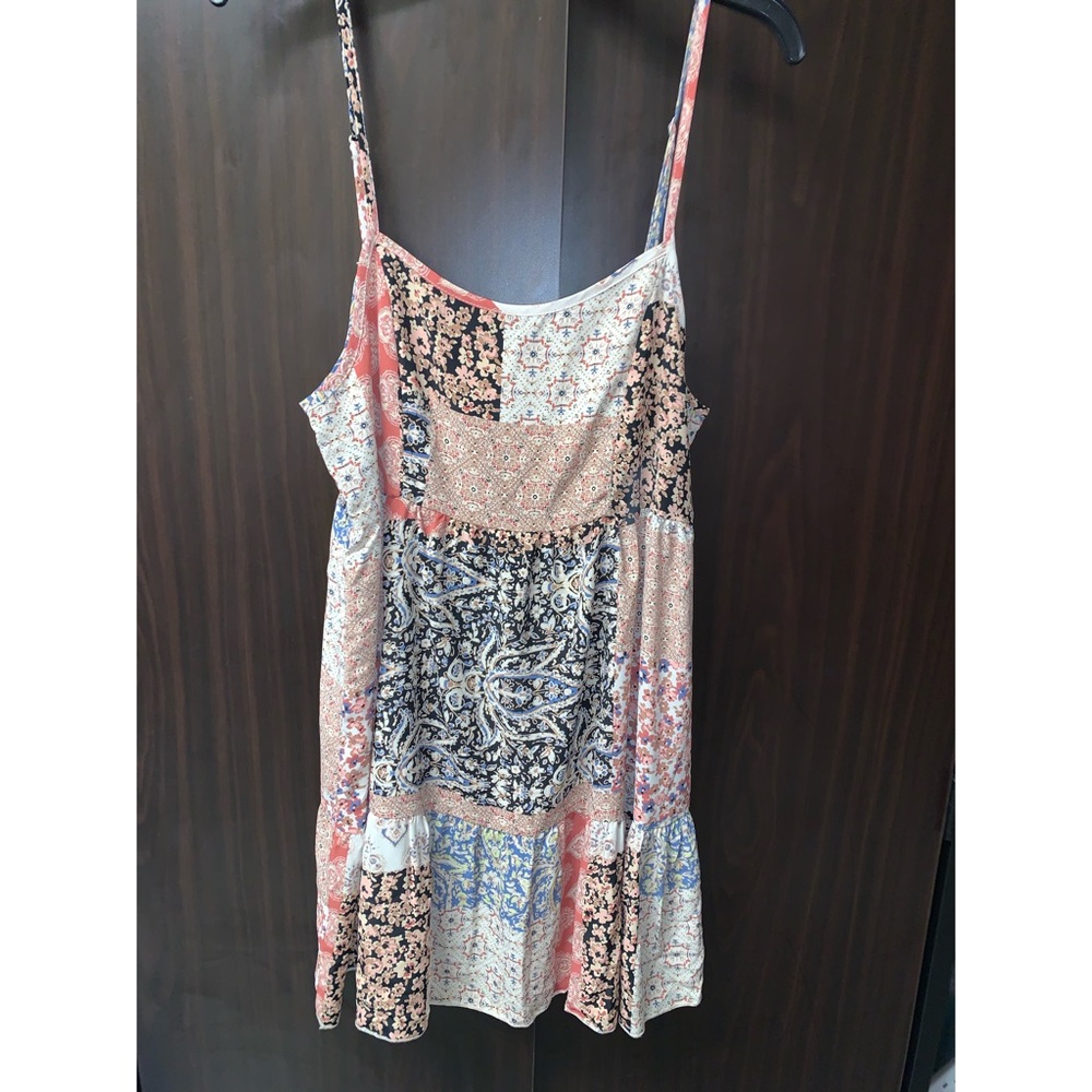 Altar'd State Multicolor Patchwork Dress